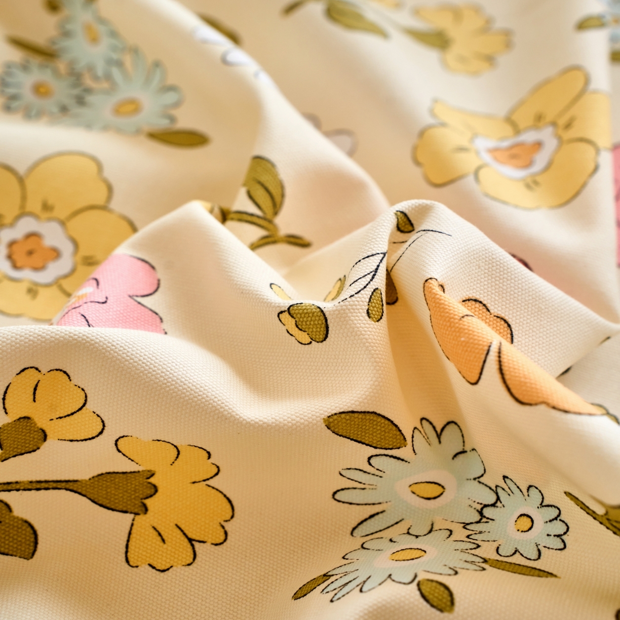 91家纺网 家纺一手货源 找家纺 春皖家纺 2026新款全棉老粗布工艺款单床笠床笠单件 繁华