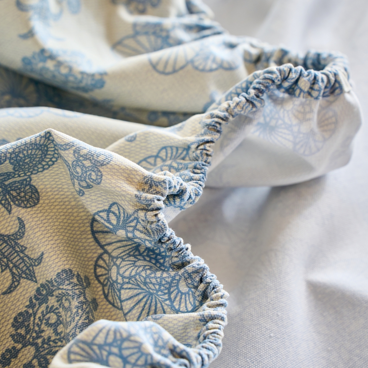 91家纺网 家纺一手货源 找家纺 春皖家纺 2026新款全棉老粗布工艺款单床笠床笠单件 卢卡