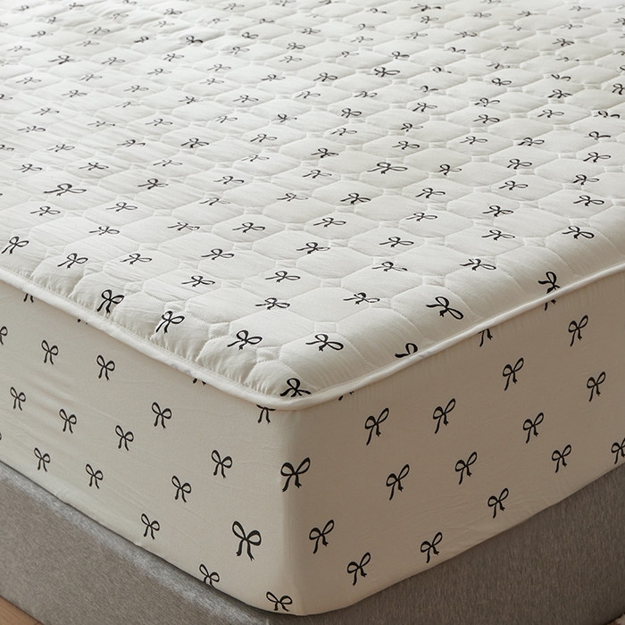 91家纺网 家纺一手货源 找家纺 舒居家纺 2026春夏新款夹棉防水印花单床笠 床笠单件 慢生活