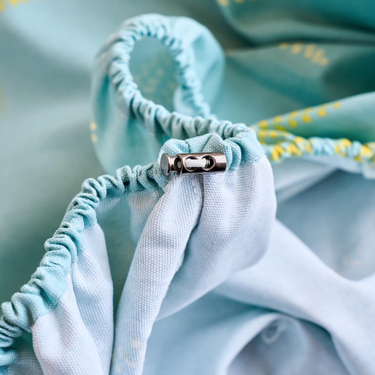 91家纺网 家纺一手货源 找家纺 春皖家纺 2026新款全棉老粗布工艺款单床笠床笠单件 轻舞