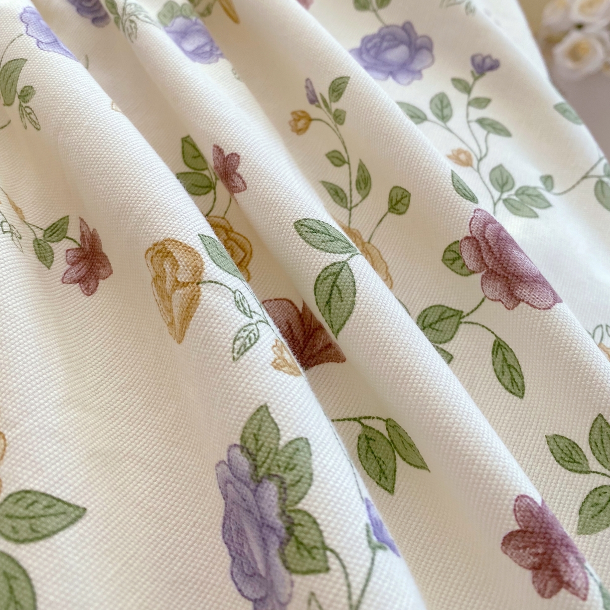 91家纺网 家纺一手货源 找家纺 春皖家纺 2026新款全棉老粗布工艺款单床笠床笠单件 田园梦