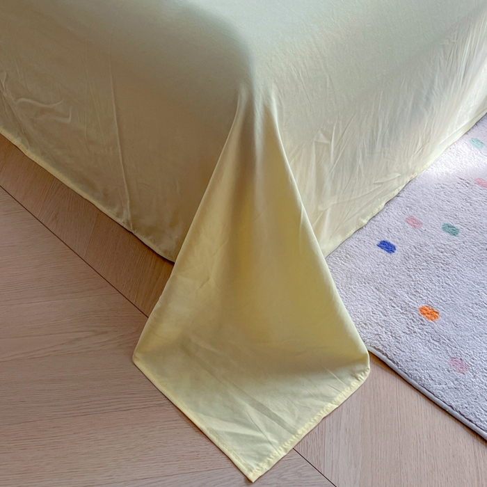 91家纺网 家纺一手货源 找家纺 花伞家居 2026新款ins毛球波点软软糯糯古法水洗棉加厚四件套含买家秀 毛球波点-蓝