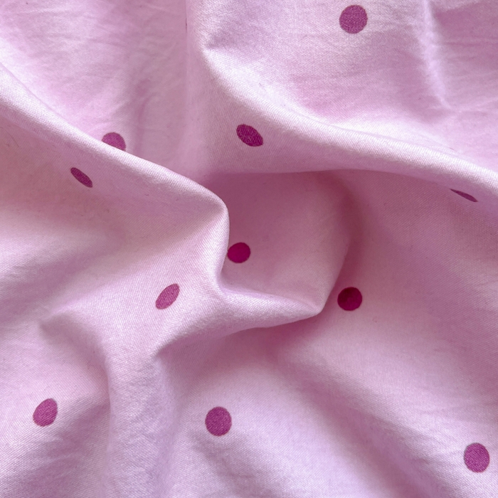 91家纺网 家纺一手货源 找家纺 花伞家居 2026新款ins毛球波点软软糯糯古法水洗棉加厚四件套含买家秀 毛球波点-紫