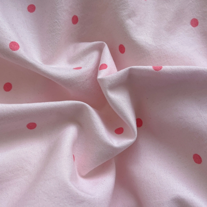 91家纺网 家纺一手货源 找家纺 花伞家居 2026新款ins毛球波点软软糯糯古法水洗棉加厚四件套含买家秀 毛球波点-粉