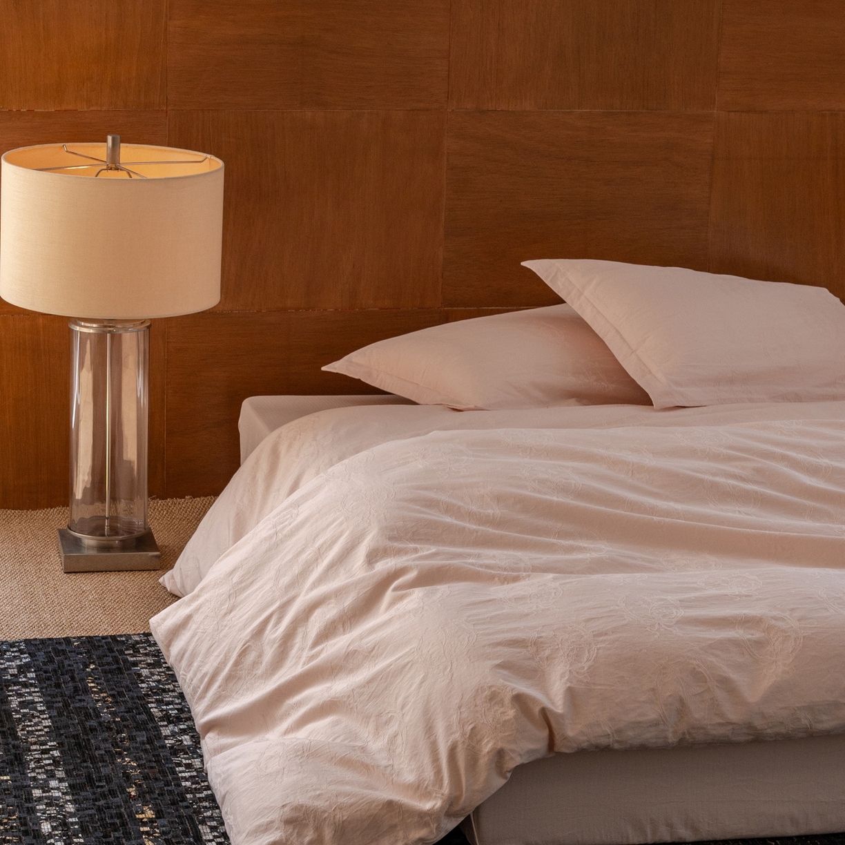 91家纺网 家纺一手货源 找家纺 8小时家纺 2026新款60支水洗浮雕立体提花四件套 时光里