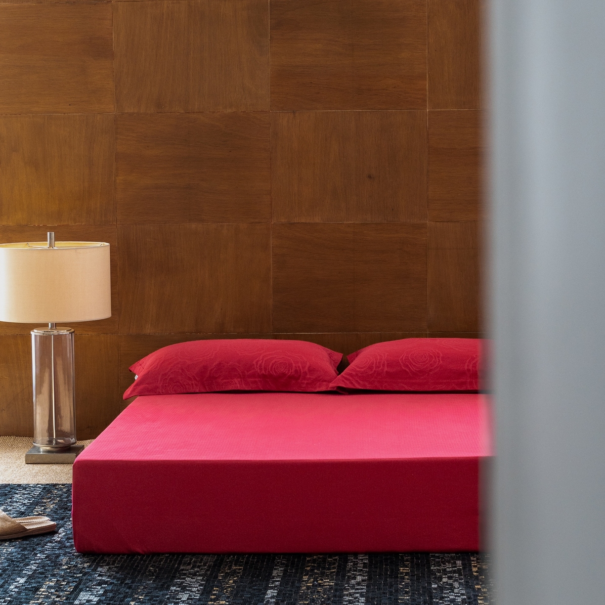 91家纺网 家纺一手货源 找家纺 8小时家纺 2026新款60支水洗浮雕立体提花四件套 禧约