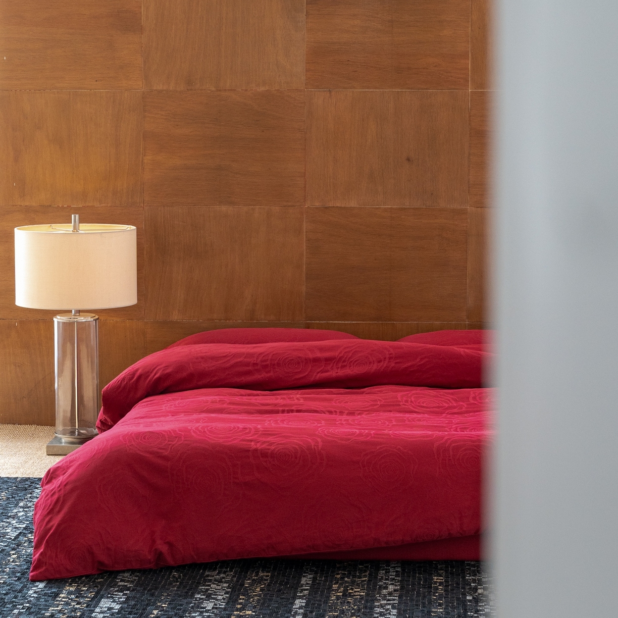 91家纺网 家纺一手货源 找家纺 8小时家纺 2026新款60支水洗浮雕立体提花四件套 禧约