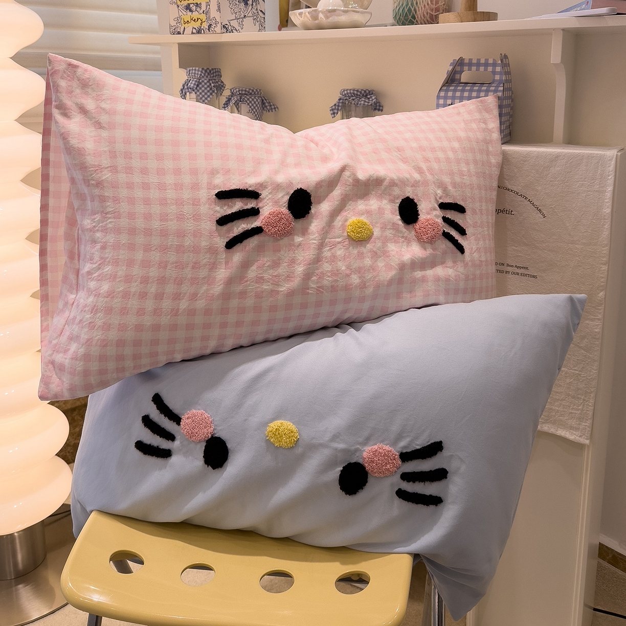 91家纺网 家纺一手货源 找家纺 （总）曼谷家纺 新款 水洗棉毛巾绣枕套单只单品枕套单件