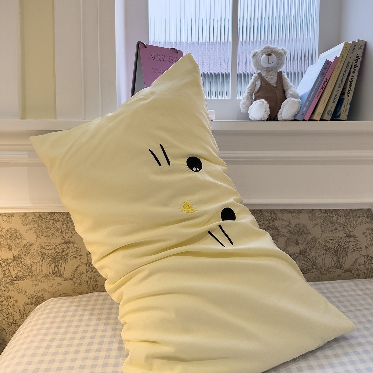 91家纺网 家纺一手货源 找家纺 （总）曼谷家纺 新款 水洗棉毛巾绣枕套单只单品枕套单件