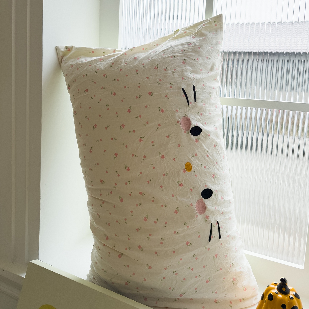 91家纺网 家纺一手货源 找家纺 （总）曼谷家纺 新款 水洗棉毛巾绣枕套单只单品枕套单件