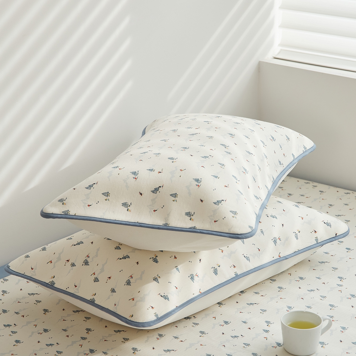 91家纺网 家纺一手货源 找家纺 8小时家纺 2026新款天丝麻10A抗菌养生单枕套枕套单件 耀雪