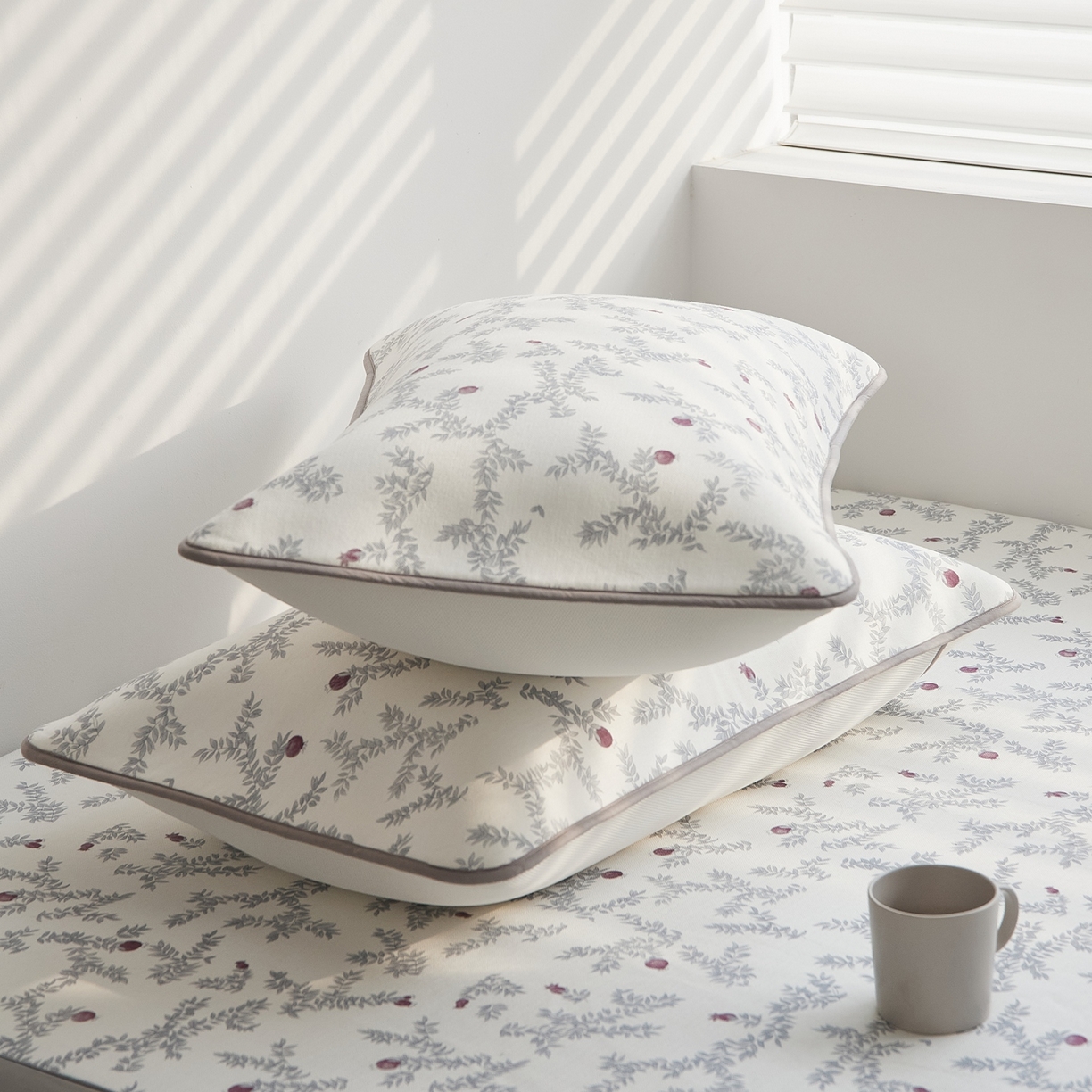 91家纺网 家纺一手货源 找家纺 8小时家纺 2026新款天丝麻10A抗菌养生单枕套枕套单件 石榴