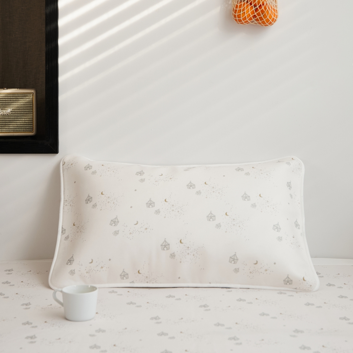 91家纺网 家纺一手货源 找家纺 8小时家纺 2026新款天丝麻10A抗菌养生单枕套枕套单件 星空