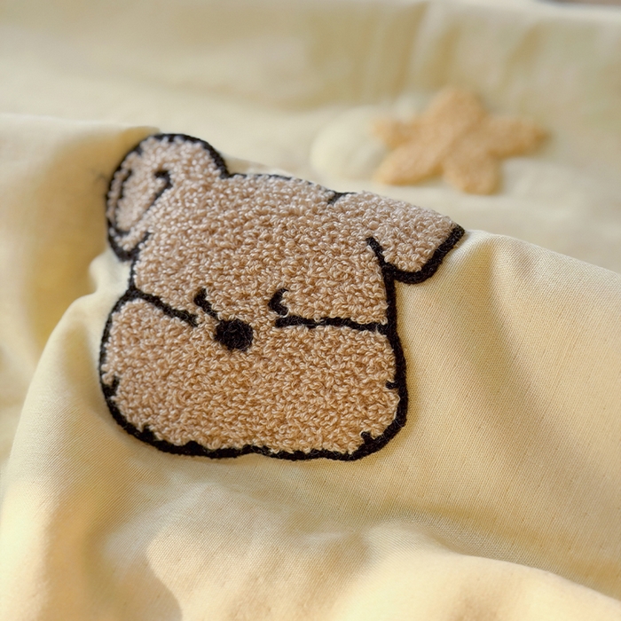 91家纺网 家纺一手货源 找家纺 暖生活 2026新款A类全棉双层纱毛巾绣夏被 被子被芯 哈尼小汪