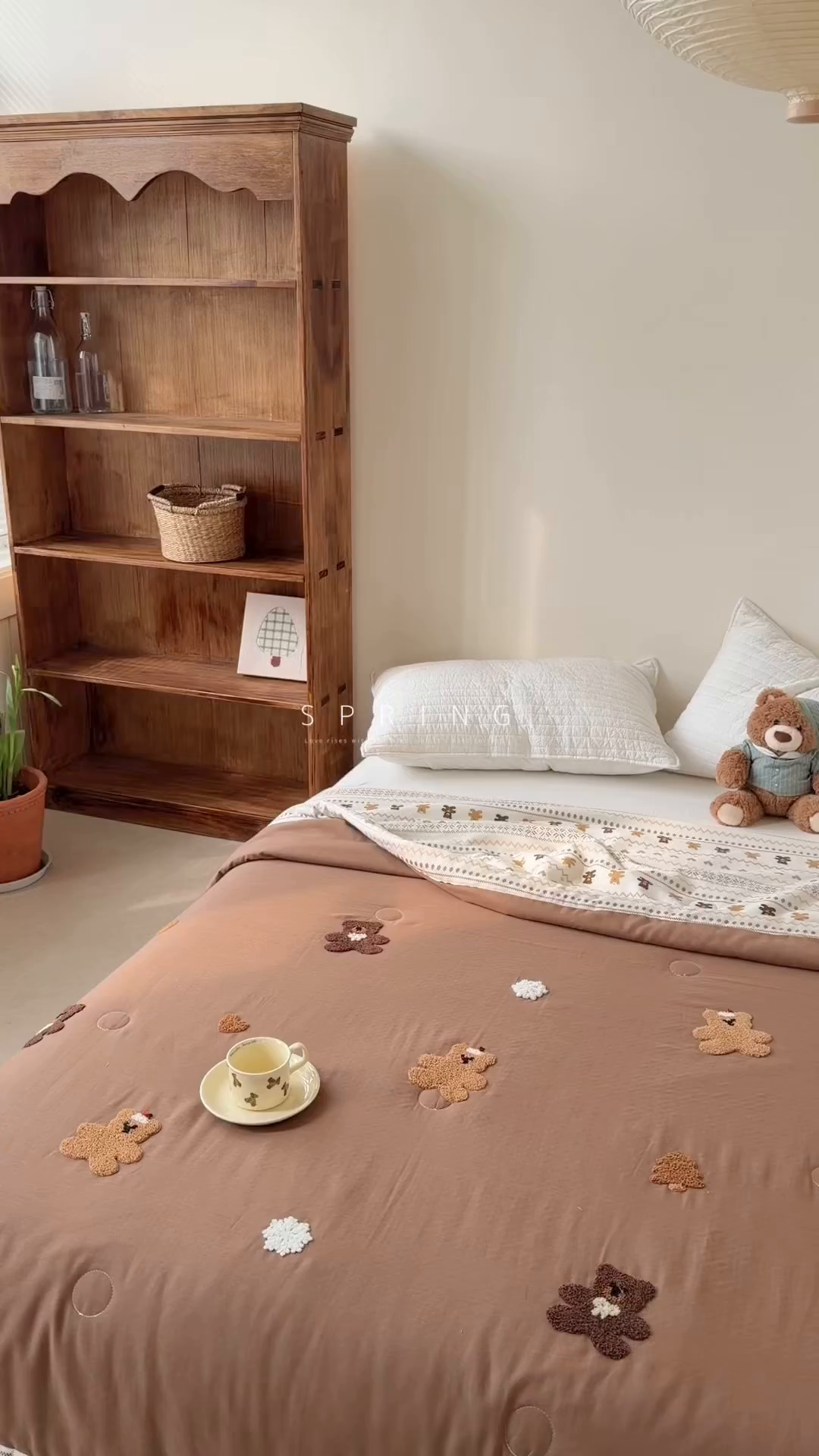 91家纺网 家纺一手货源 找家纺 暖生活 2026新款A类全棉双层纱毛巾绣夏被 被子被芯 小饼熊