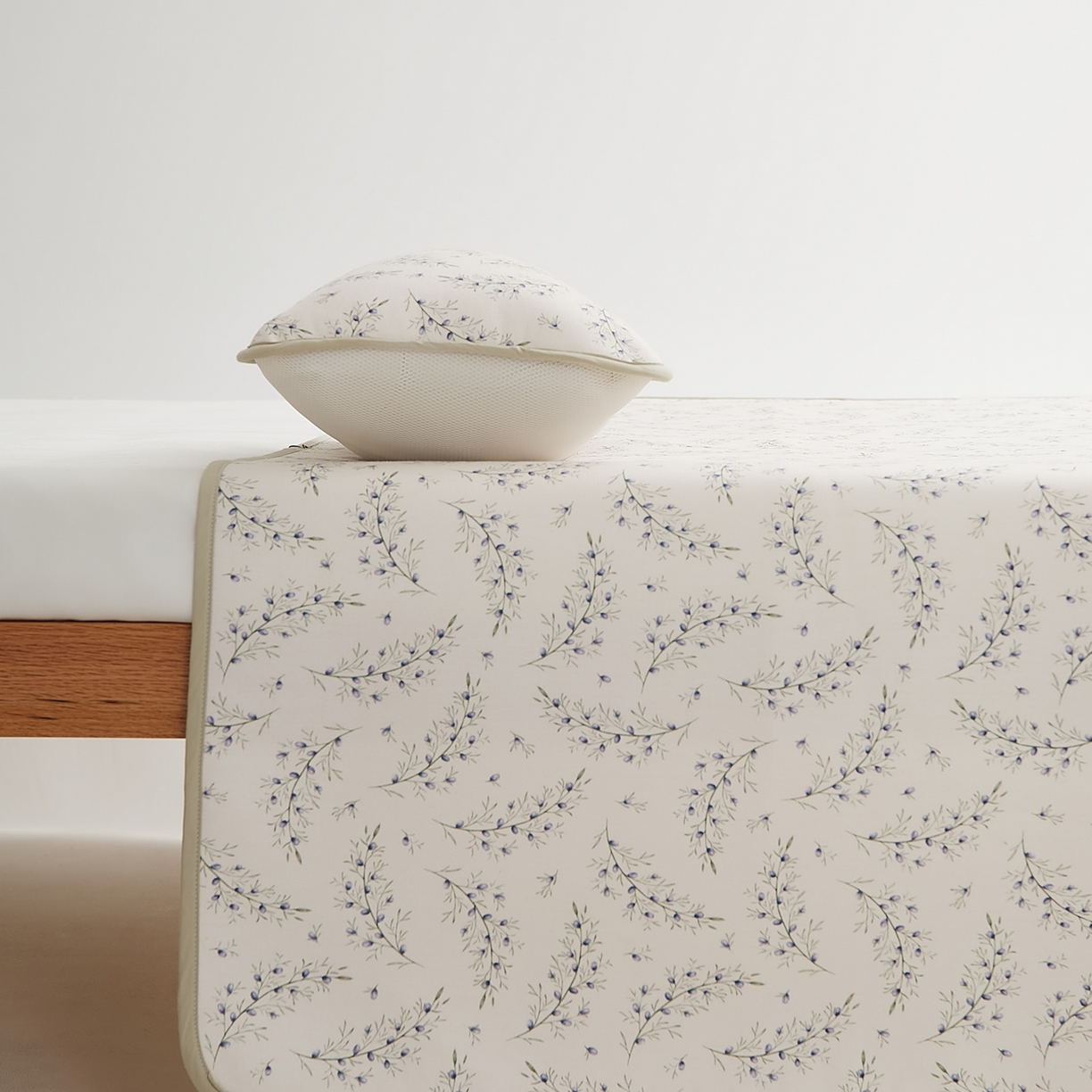 91家纺网 家纺一手货源 找家纺 （总）8小时家纺 2026新款天丝麻10A抗菌养生凉席席子凉席-儿童款