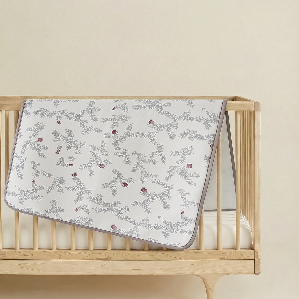 91家纺网 家纺一手货源 找家纺 8小时家纺 2026新款天丝麻10A抗菌养生凉席席子凉席-儿童款 石榴