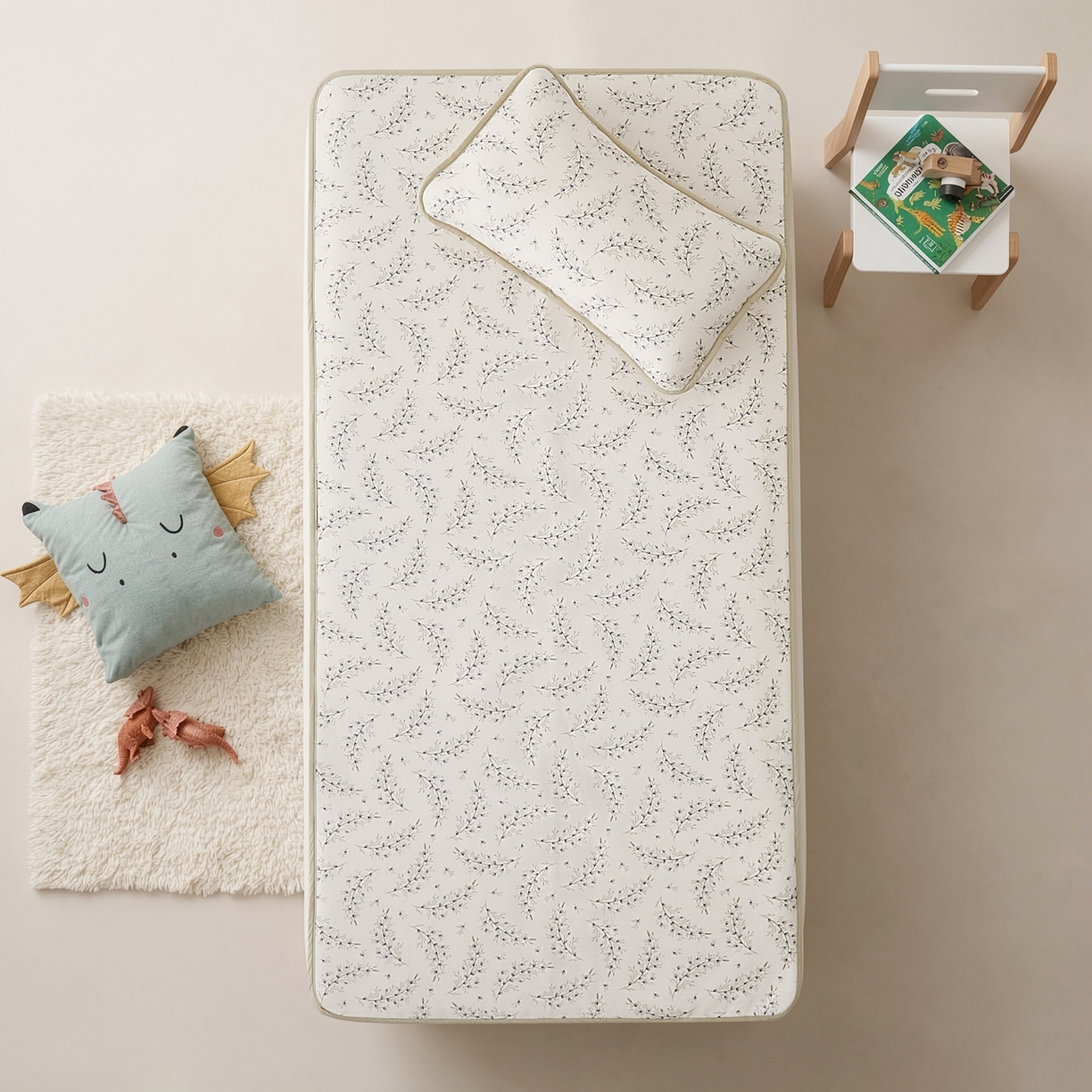 91家纺网 家纺一手货源 找家纺 （总）8小时家纺 2026新款天丝麻10A抗菌养生凉席席子凉席-儿童款