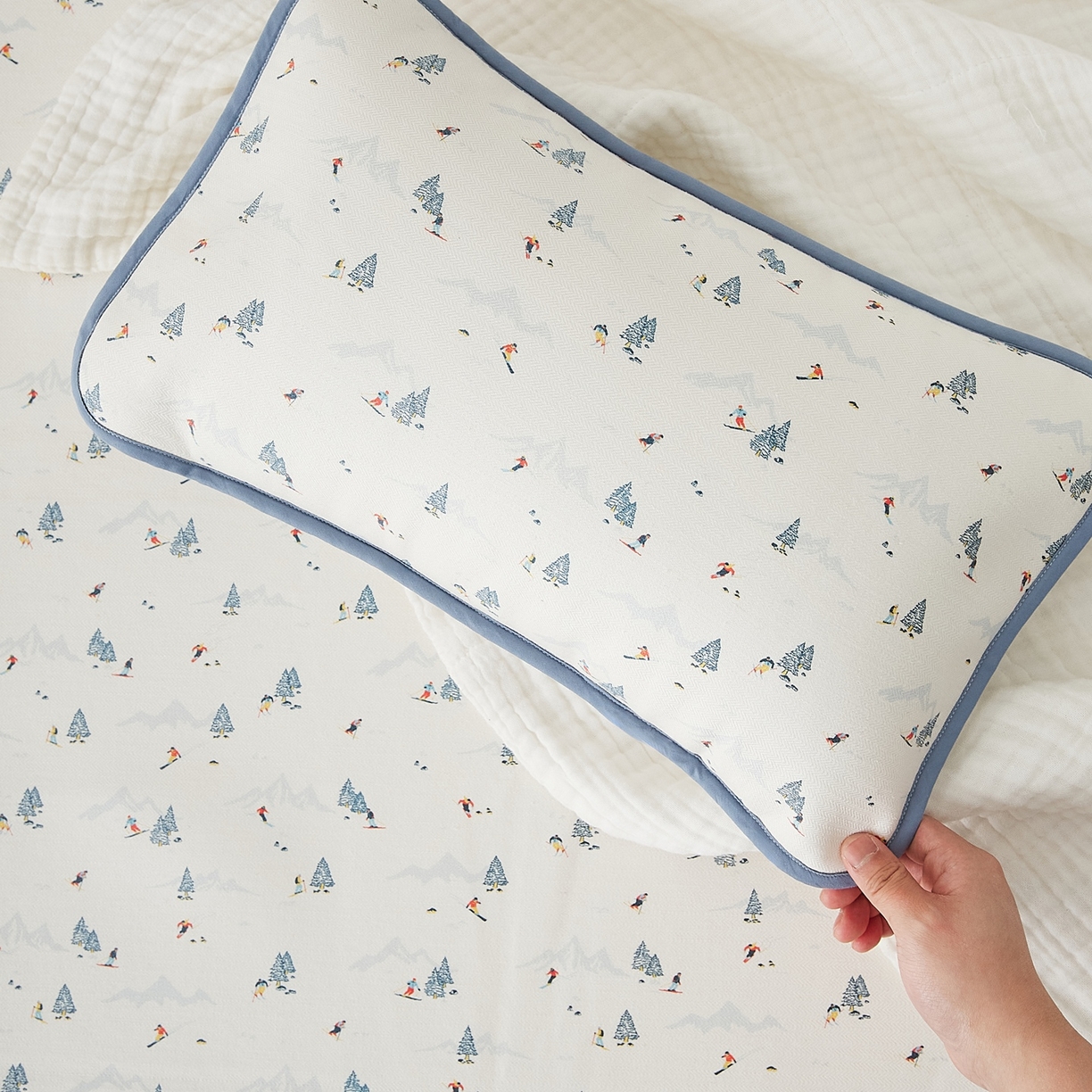 91家纺网 家纺一手货源 找家纺 8小时家纺 2026新款天丝麻10A抗菌养生凉席席子凉席-儿童款 耀雪