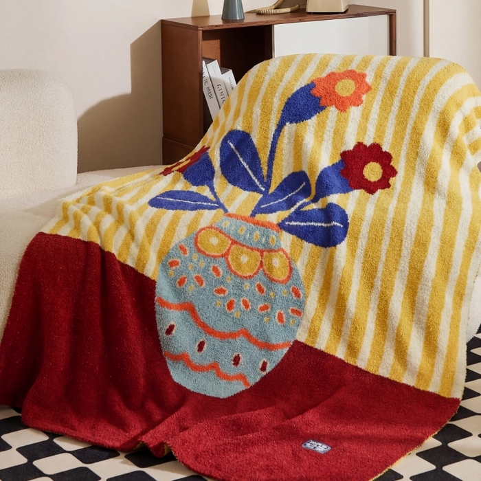 91家纺网 家纺一手货源 找家纺 （总）暖绵绵家纺 2026新款亲肤透气半边绒毯子毛毯盖毯午睡毯-菲布拉（券后/折后零售价不得低于173元）