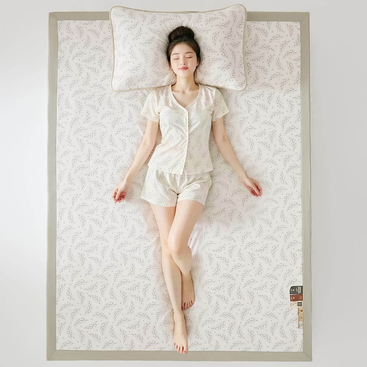 91家纺网 家纺一手货源 找家纺 （总）8小时家纺 2026新款天丝麻10A抗菌养生凉席席子凉席-床垫款