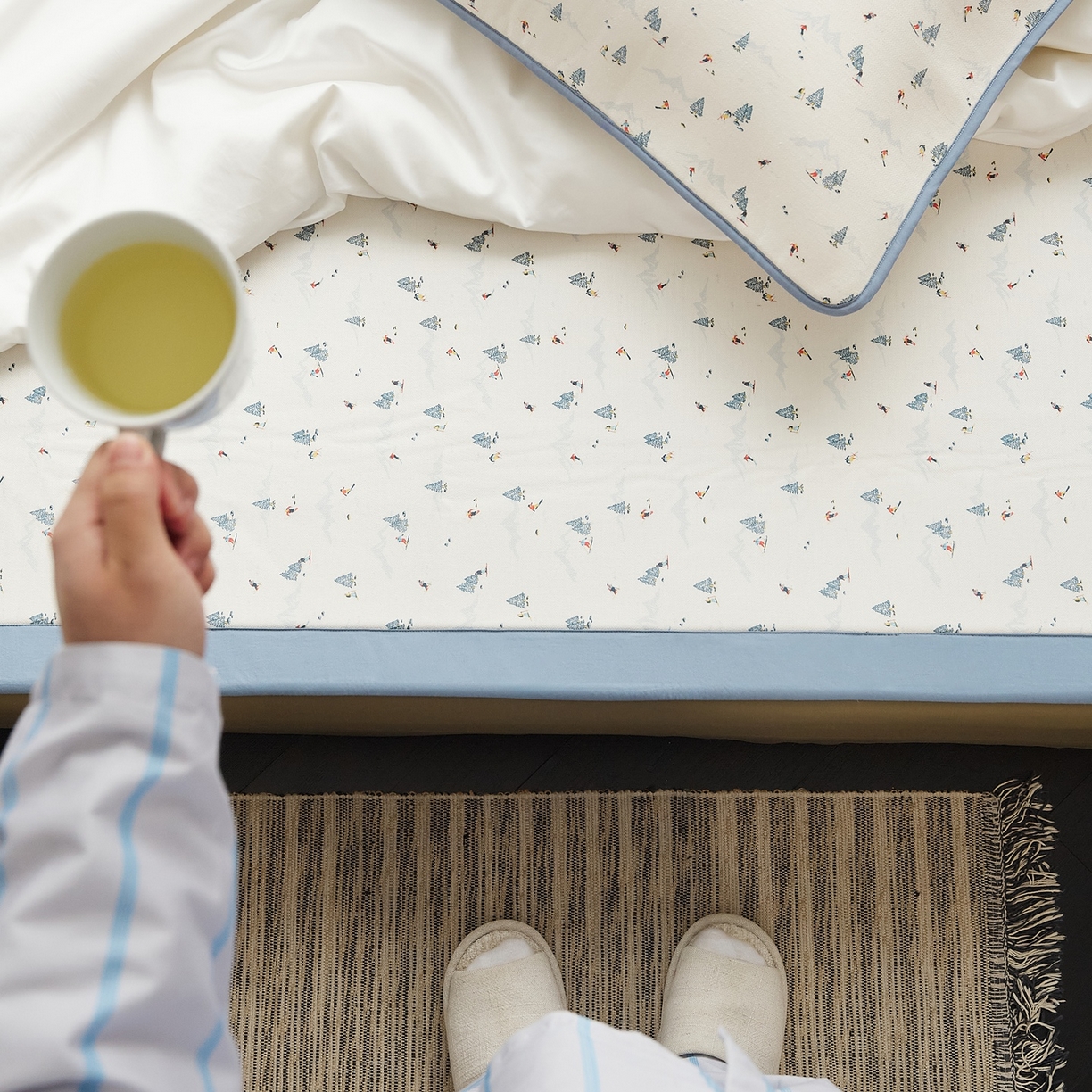 91家纺网 家纺一手货源 找家纺 8小时家纺 2026新款天丝麻10A抗菌养生凉席席子凉席-床垫款 耀雪