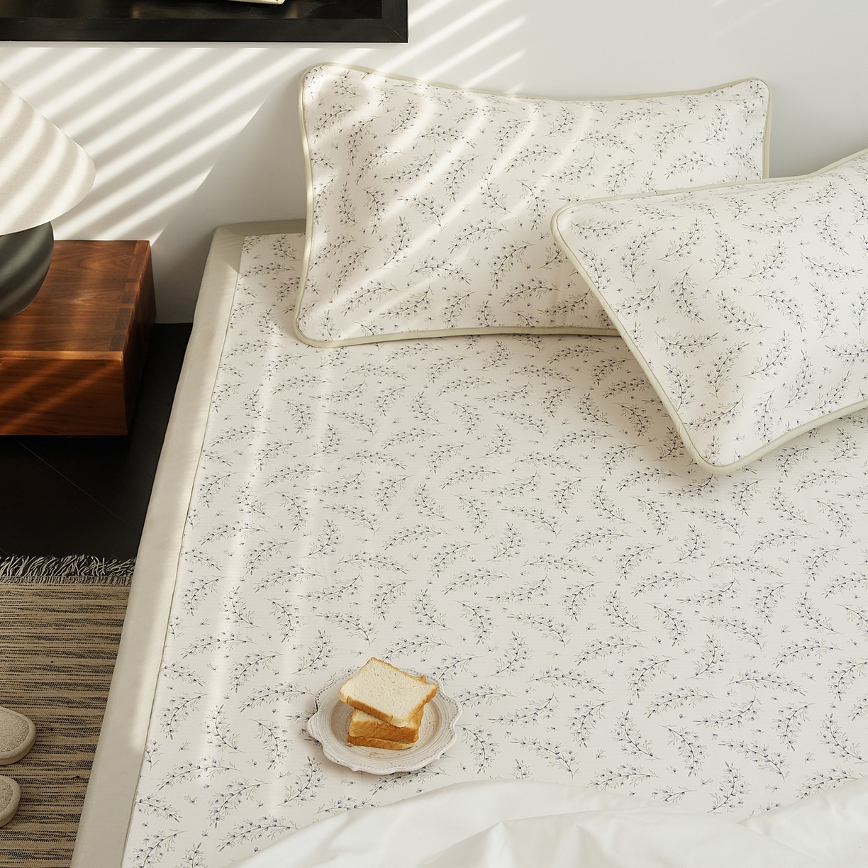 91家纺网 家纺一手货源 找家纺 （总）8小时家纺 2026新款天丝麻10A抗菌养生凉席席子凉席-床垫款