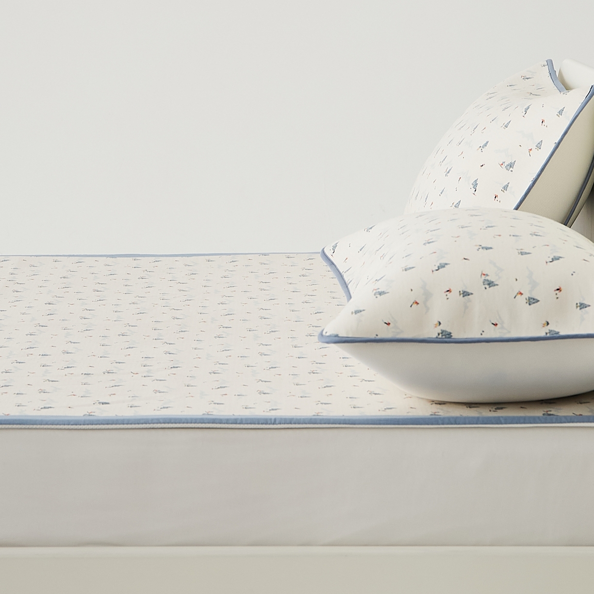 91家纺网 家纺一手货源 找家纺 8小时家纺 2026新款天丝麻10A抗菌养生凉席席子凉席-床垫款 耀雪