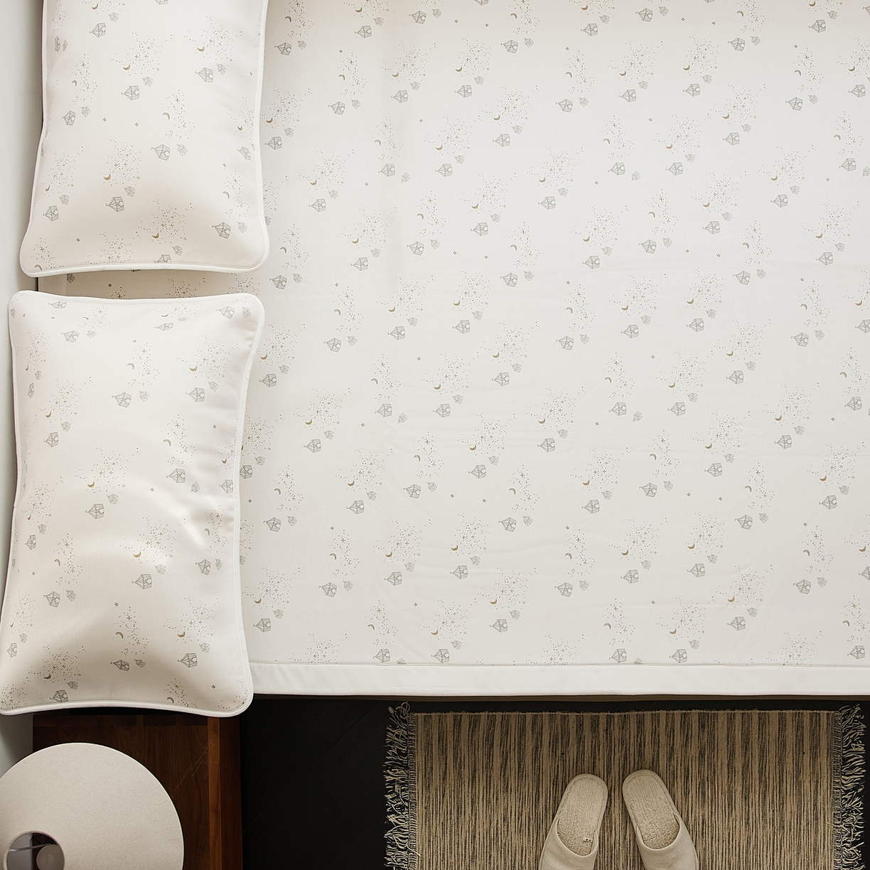 91家纺网 家纺一手货源 找家纺 8小时家纺 2026新款天丝麻10A抗菌养生凉席席子凉席-床垫款 星空