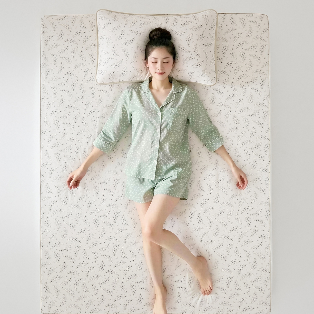 91家纺网 家纺一手货源 找家纺 （总）8小时家纺 2026新款天丝麻10A抗菌养生凉席席子凉席-床笠款