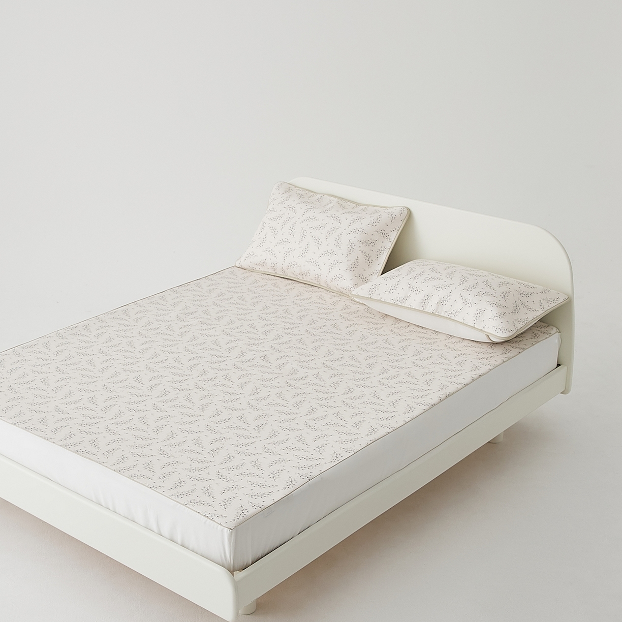 91家纺网 家纺一手货源 找家纺 （总）8小时家纺 2026新款天丝麻10A抗菌养生凉席席子凉席-床笠款