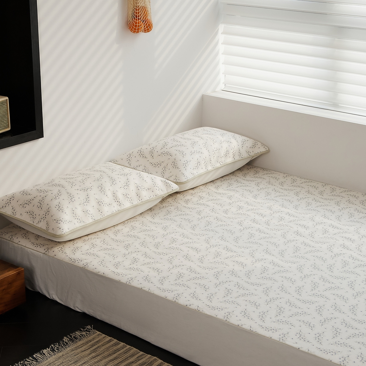 91家纺网 家纺一手货源 找家纺 （总）8小时家纺 2026新款天丝麻10A抗菌养生凉席席子凉席-床笠款