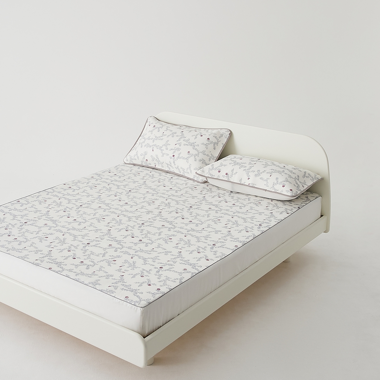 91家纺网 家纺一手货源 找家纺 8小时家纺 2026新款天丝麻10A抗菌养生凉席席子凉席-床笠款 石榴