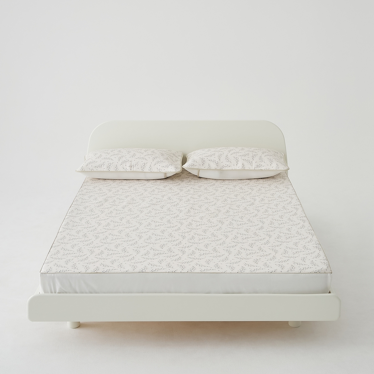 91家纺网 家纺一手货源 找家纺 8小时家纺 2026新款天丝麻10A抗菌养生凉席席子凉席-床笠款 兰花