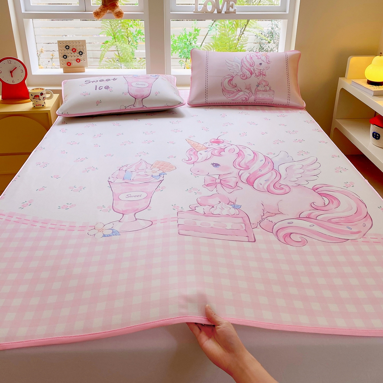 91家纺网 家纺一手货源 找家纺 （总）莱米家纺 2026新款大版小冰皮床笠床席