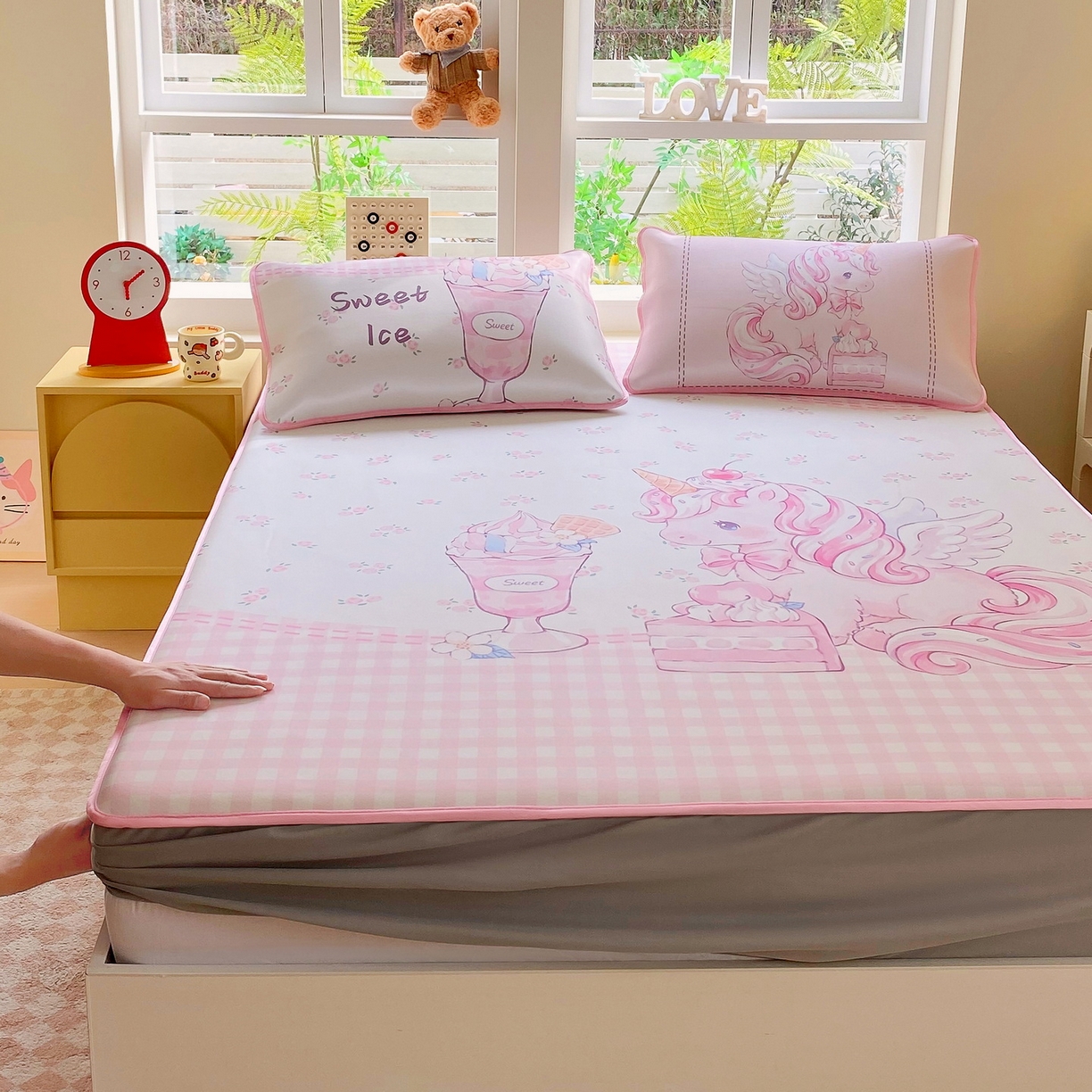 91家纺网 家纺一手货源 找家纺 （总2）莱米 2024新款大版牛奶绒卡通四件套