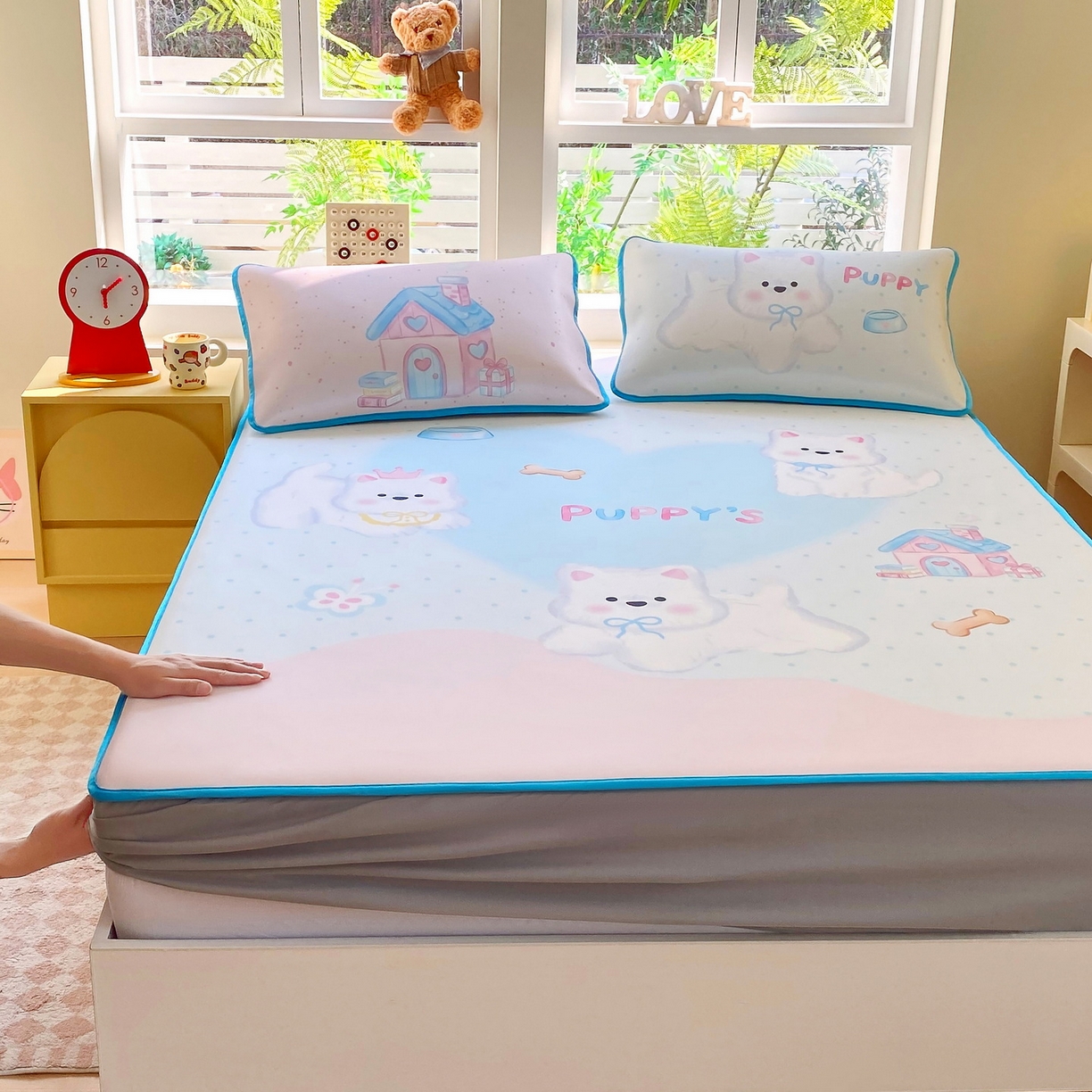 91家纺网 家纺一手货源 找家纺 （总）莱米家纺 2026新款大版小冰皮床笠床席