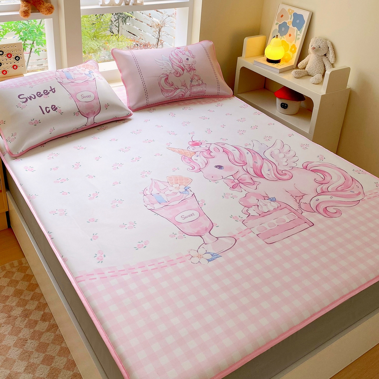 91家纺网 家纺一手货源 找家纺 （总）莱米家纺 2026新款大版小冰皮床笠床席