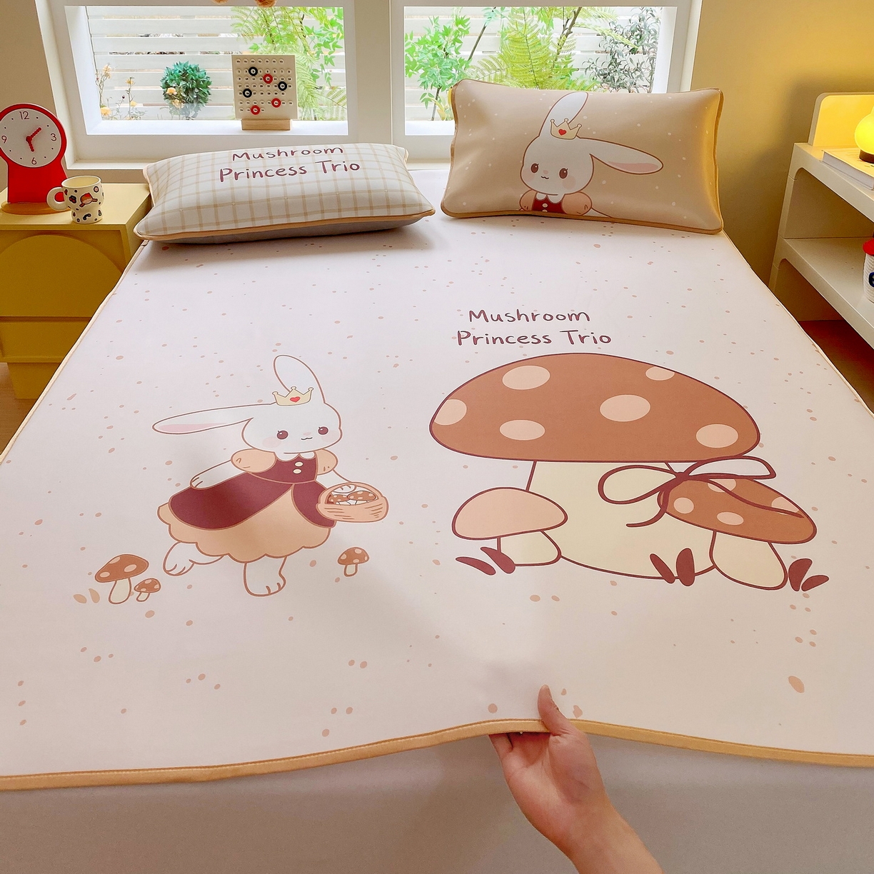 91家纺网 家纺一手货源 找家纺 （总）莱米家纺 2026新款大版小冰皮床笠床席