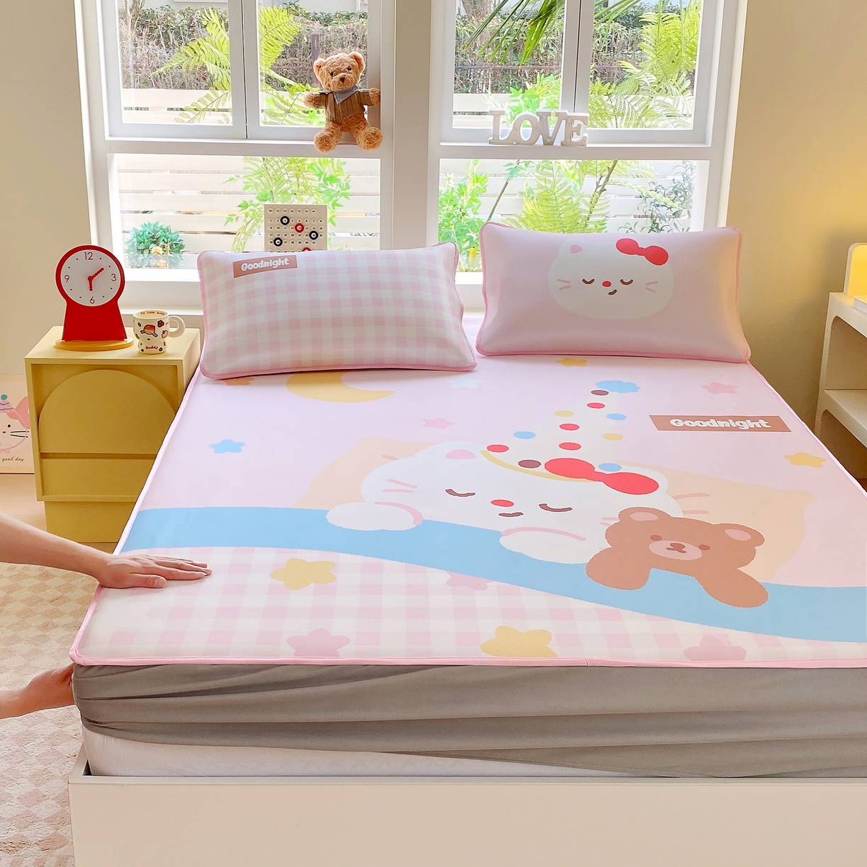 91家纺网 家纺一手货源 找家纺 （总）莱米家纺 2026新款大版小冰皮床笠床席