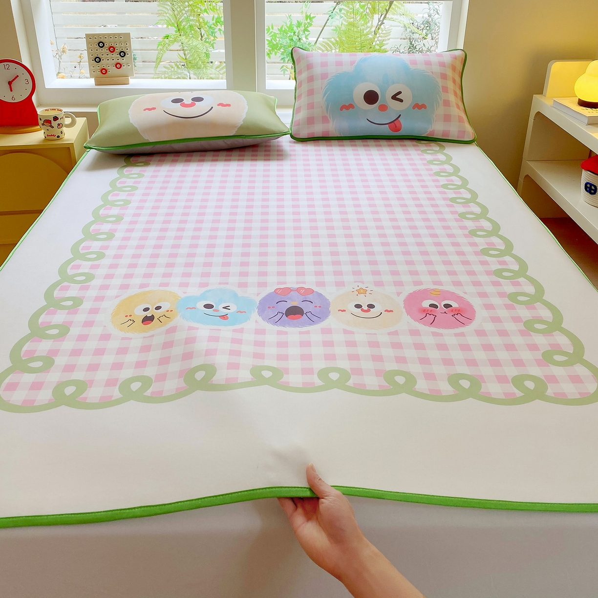 91家纺网 家纺一手货源 找家纺 （总）莱米家纺 2026新款大版小冰皮床笠床席