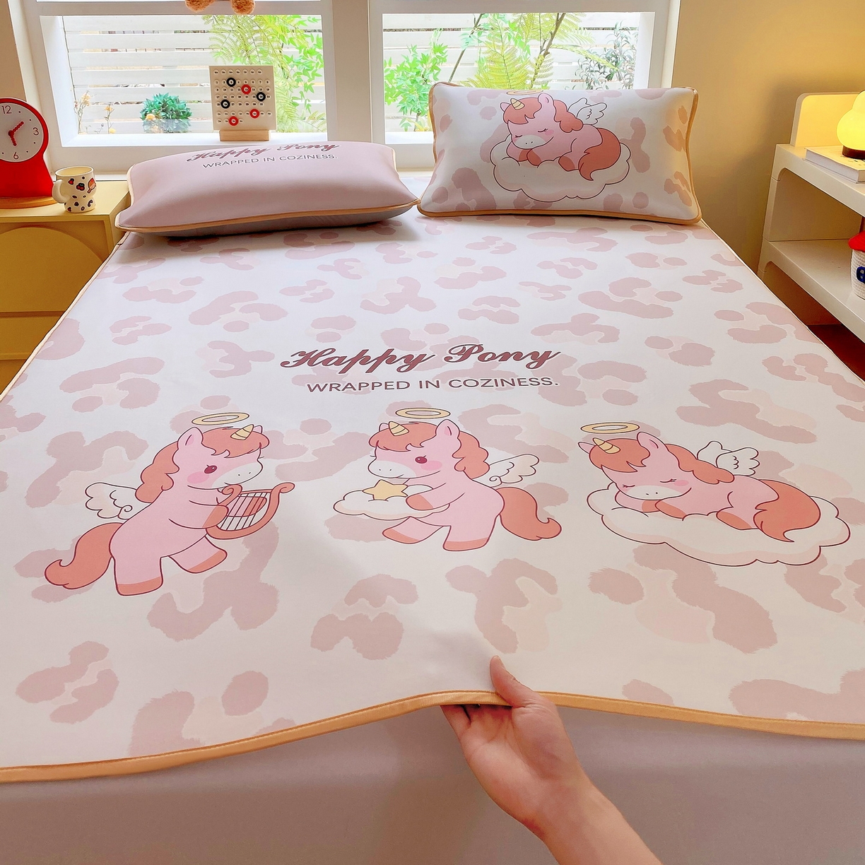 91家纺网 家纺一手货源 找家纺 （总）莱米家纺 2026新款大版小冰皮床笠床席