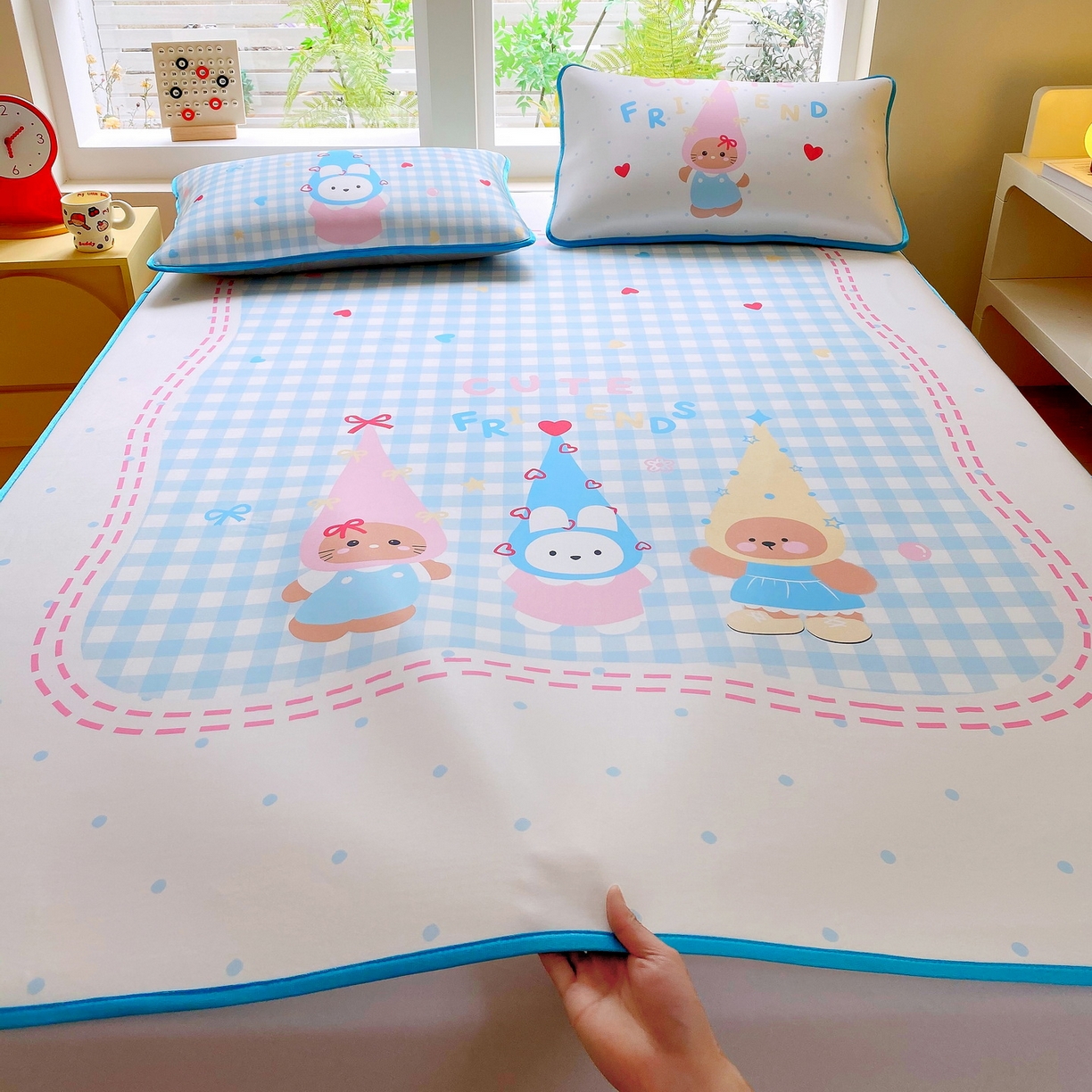 91家纺网 家纺一手货源 找家纺 （总）莱米家纺 2026新款大版小冰皮床笠床席