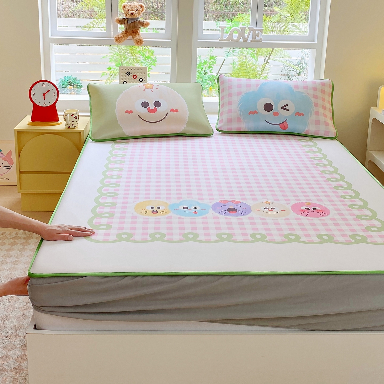 91家纺网 家纺一手货源 找家纺 （总）莱米家纺 2026新款大版小冰皮床笠床席