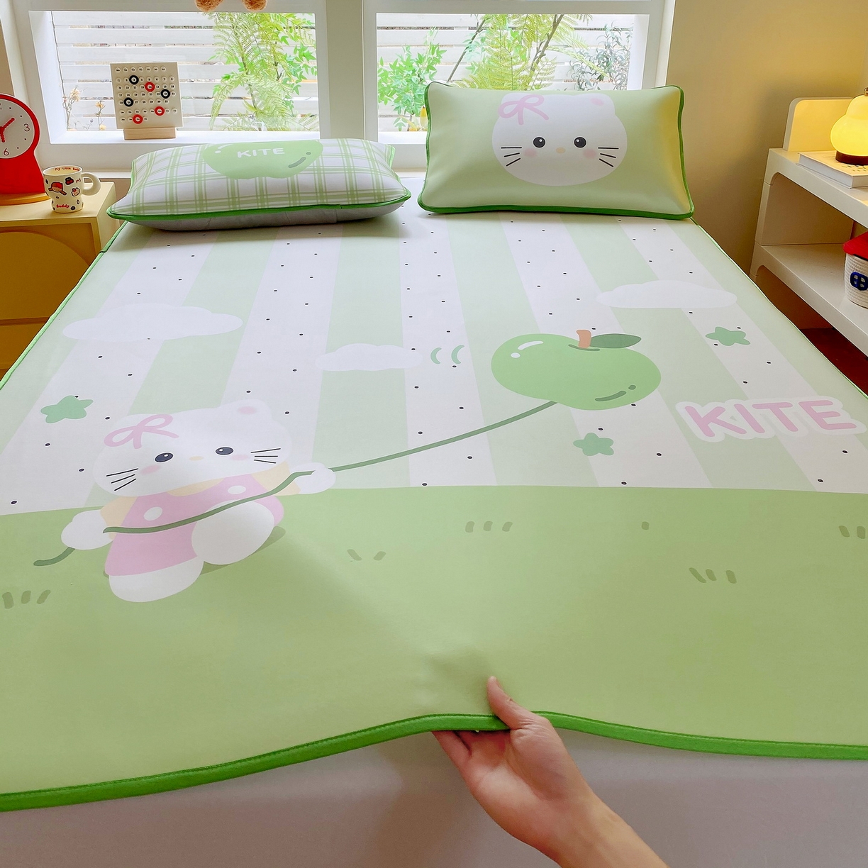 91家纺网 家纺一手货源 找家纺 （总）莱米家纺 2026新款大版小冰皮床笠床席