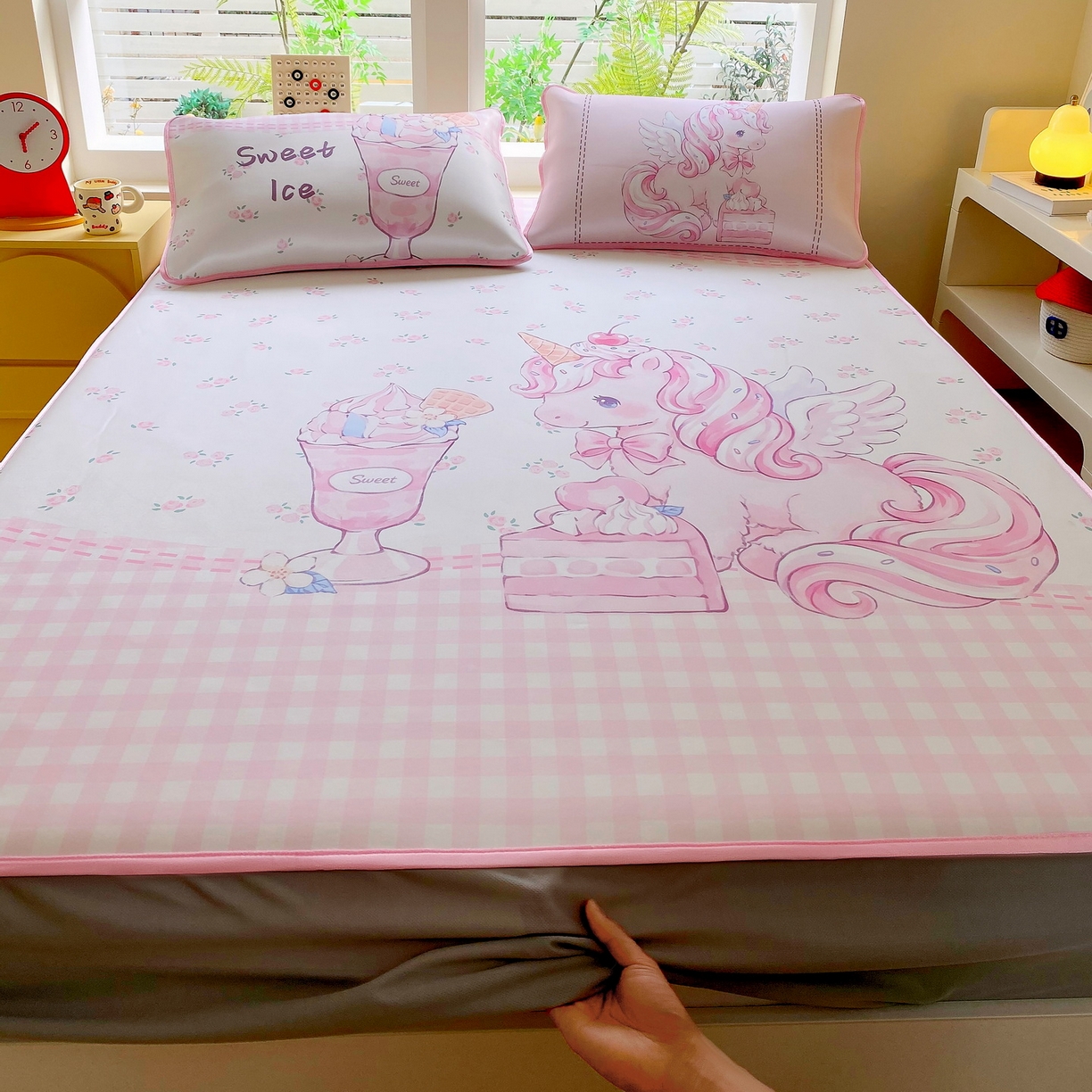 91家纺网 家纺一手货源 找家纺 （总）莱米家纺 2026新款大版小冰皮床笠床席