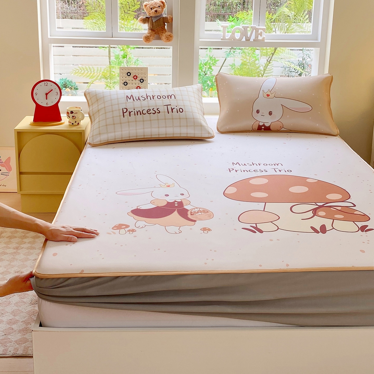 91家纺网 家纺一手货源 找家纺 （总）莱米家纺 2026新款大版小冰皮床笠床席