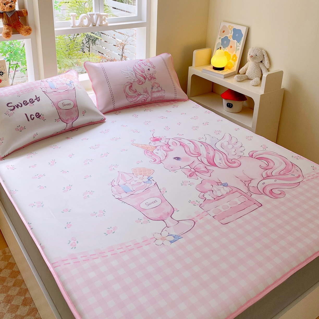 91家纺网 家纺一手货源 找家纺 （总）莱米家纺 2026新款大版小冰皮床笠床席