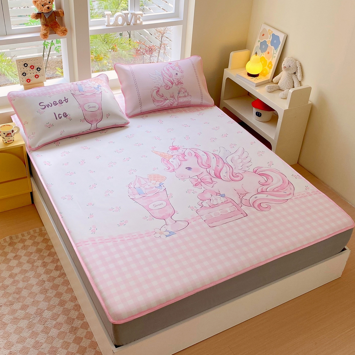 91家纺网 家纺一手货源 找家纺 （总）莱米家纺 2026新款大版小冰皮床笠床席