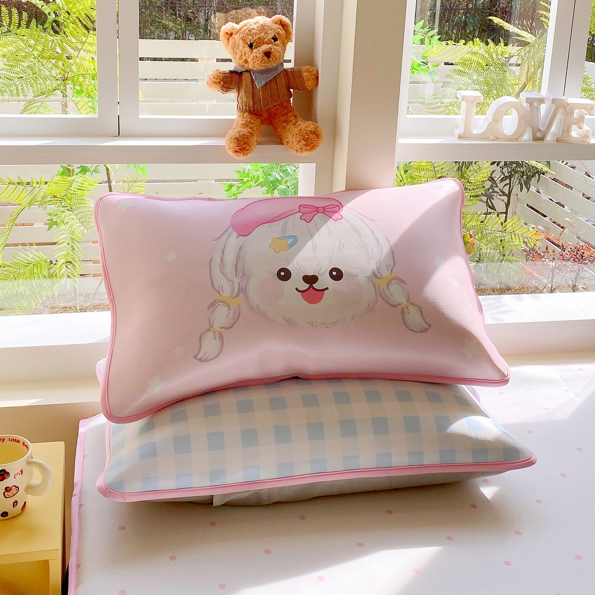 91家纺网 家纺一手货源 找家纺 莱米家纺 2026新款大版小冰皮床笠床席 木马奇缘床笠